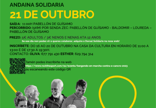 Bergondo mobilizarase contra o cancro o vindeiro sábado, 21 de outubro